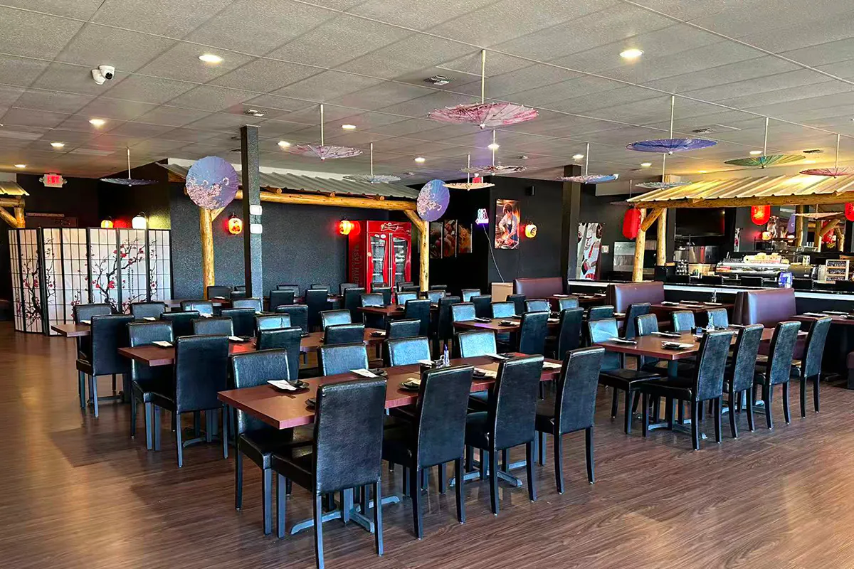 Interior at Ubin Sushi，a Japanese Restaurant in Colorado Springs