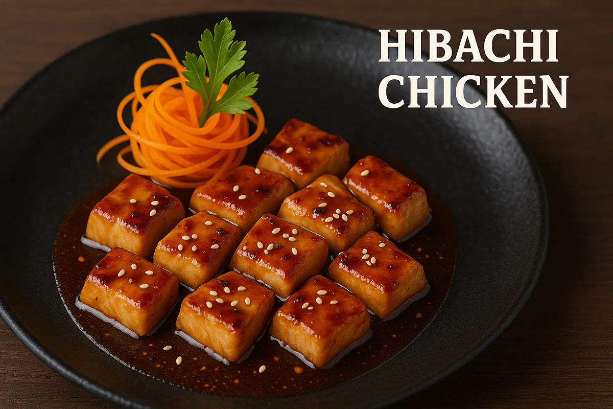hibachi chicken at Ubin Sushi，a Japanese Restaurant in Colorado Springs