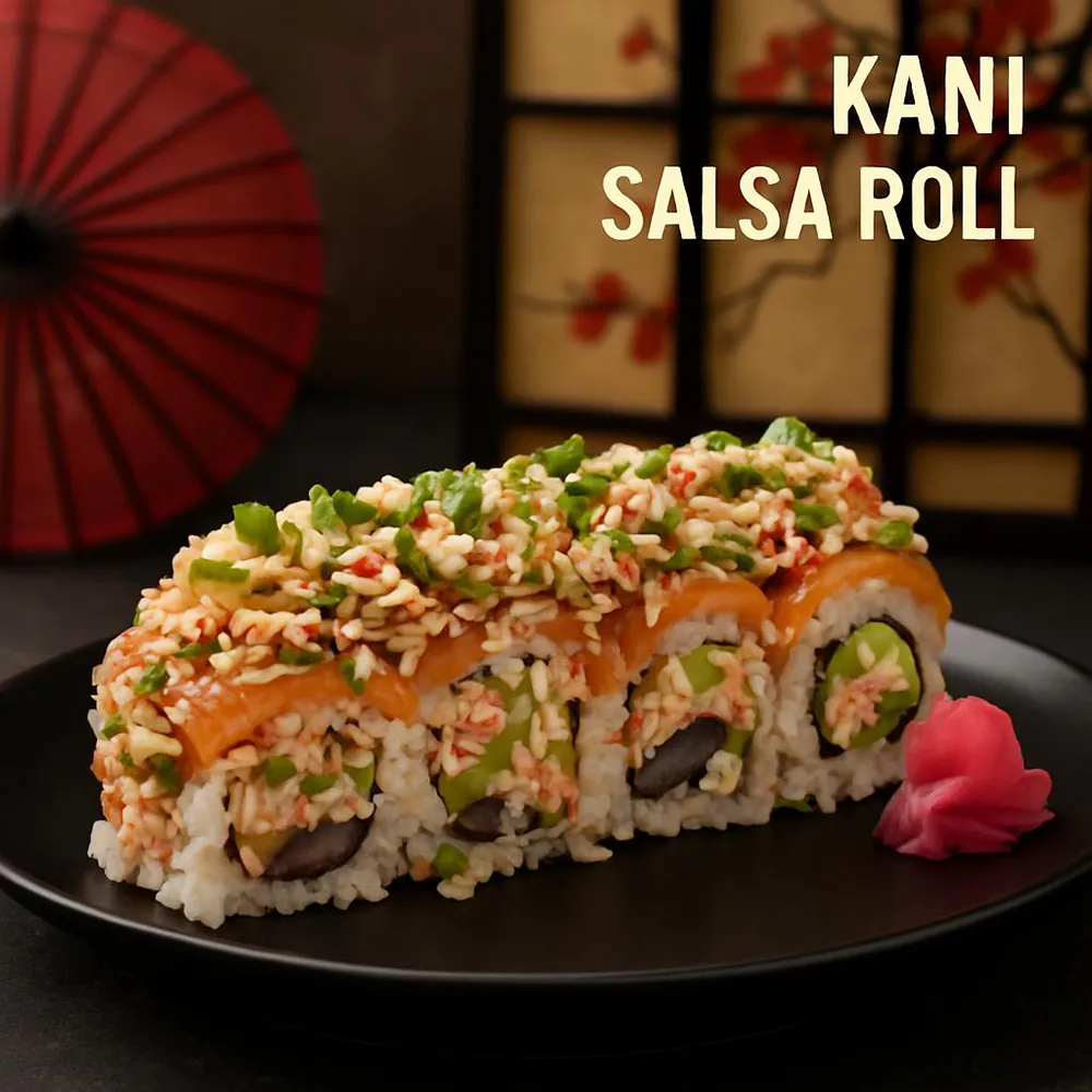 kani salsa roll at Ubin Sushi，a Japanese Restaurant in Colorado Springs